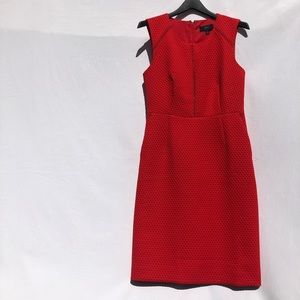 J.Crew Portfolio Sheath Dress in Red (warm cerise)